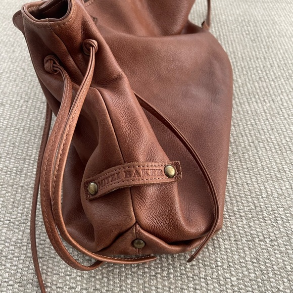 Mitzi Baker Authentic Rare Find Vintage Hobo Genuine Soft Itailian Leather - Picture 3 of 6